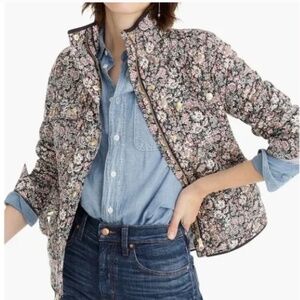 J. Crew x Liberty London Downtown Garden Floral Field Jacket Women's Size XS